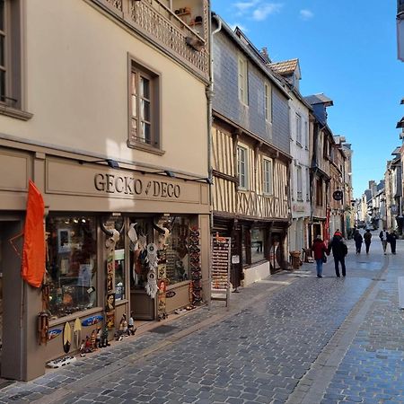 Ferienwohnung La Vague - Breath Of Freshness In Center Of Honfleur - Free Parking 550M Exterior foto