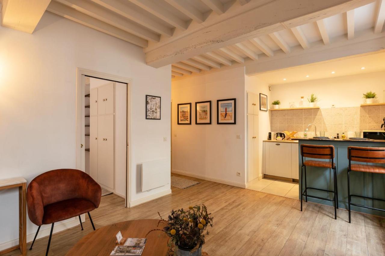 Ferienwohnung La Vague - Breath Of Freshness In Center Of Honfleur - Free Parking 550M Exterior foto